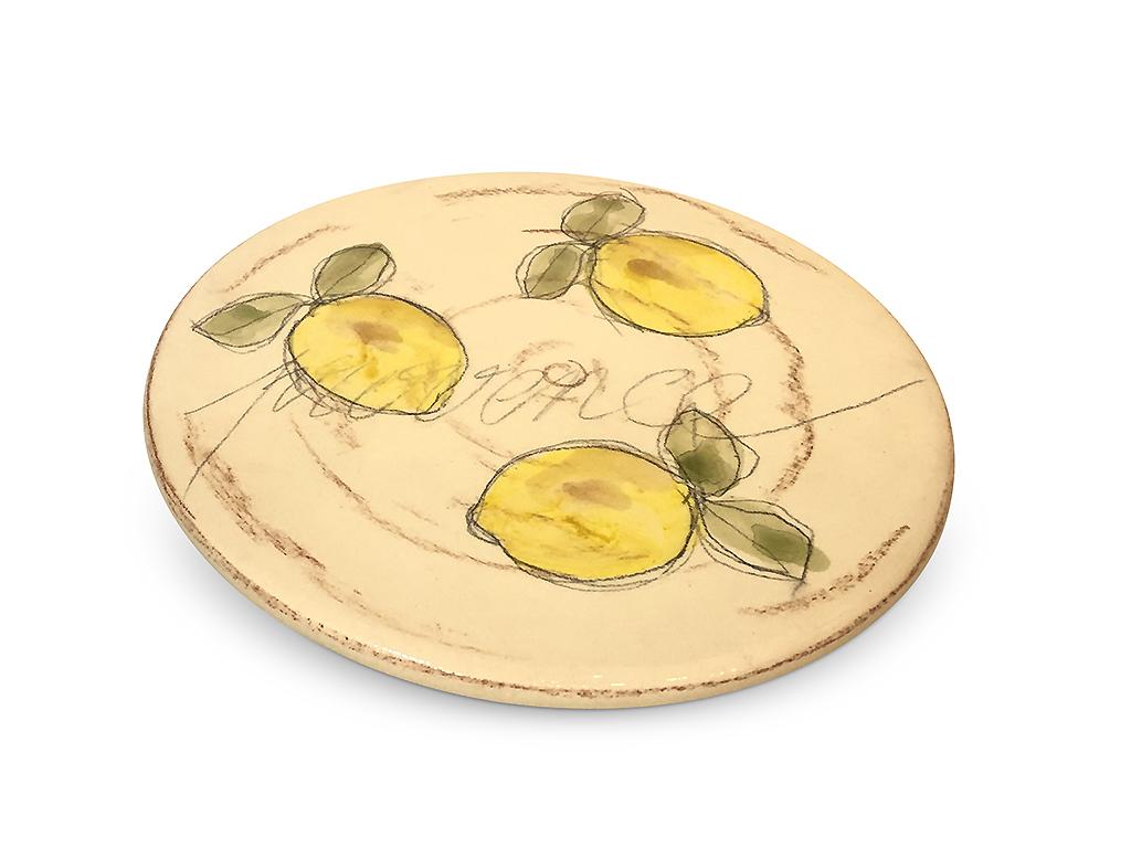 Le dessous de plat rond Citron