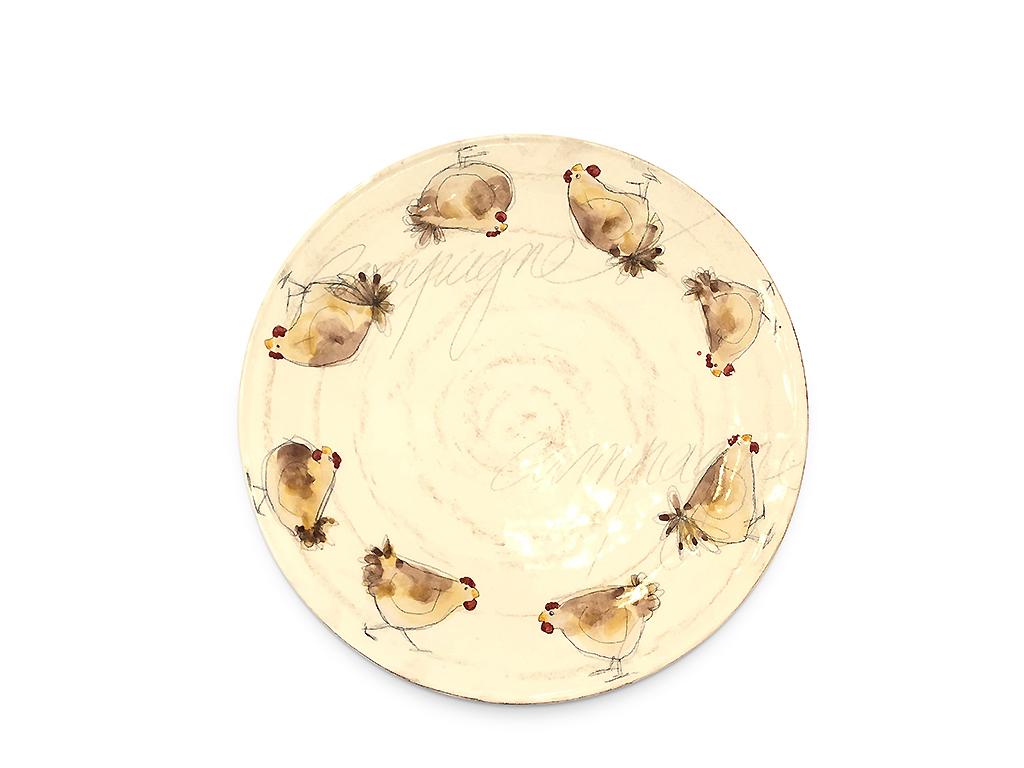 Le plat &agrave; tarte "poule" 