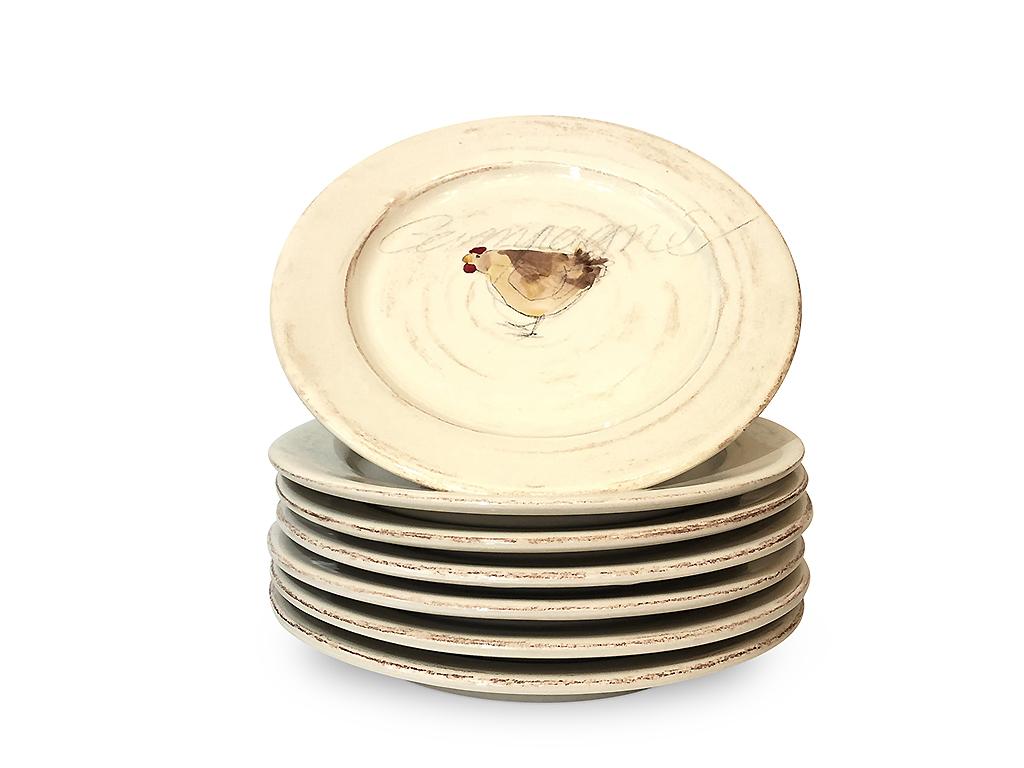 La Grande assiette "Poule"