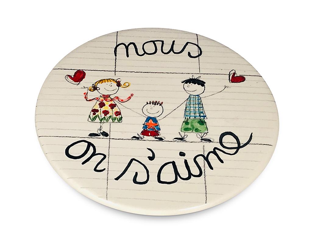 le dessous de plat rond  