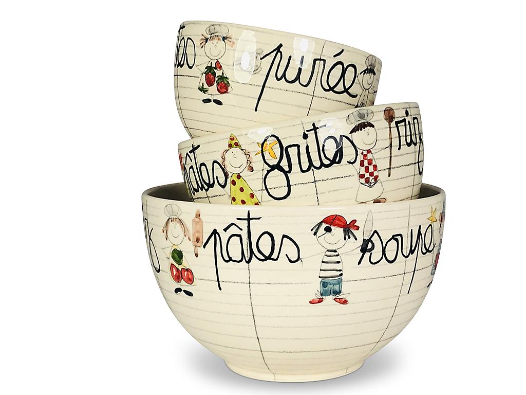 Le petit saladier rond "gribouille"