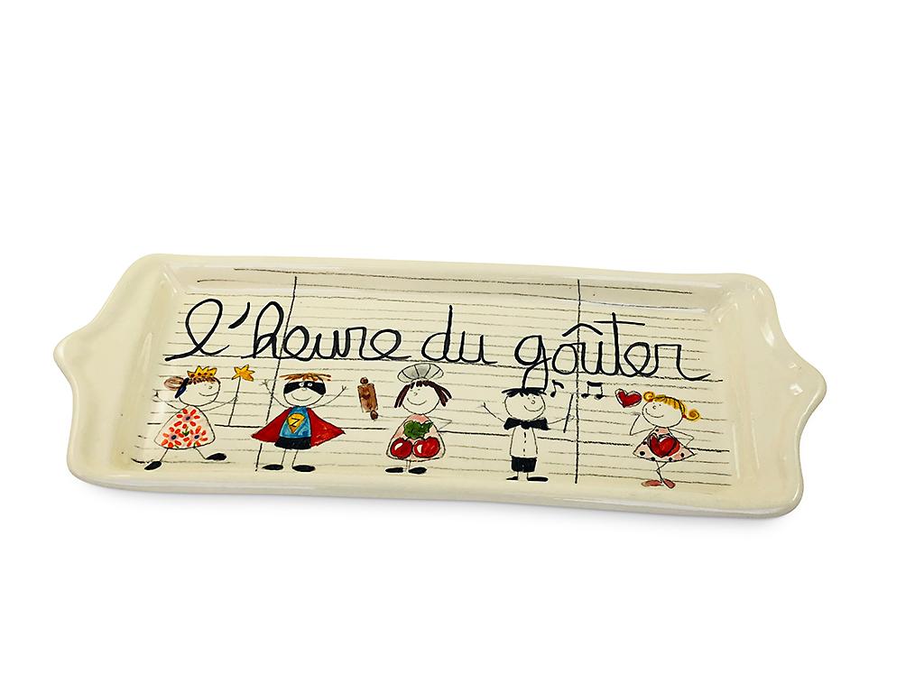 Le plat rectangle "l'heure du go&ucirc;ter"