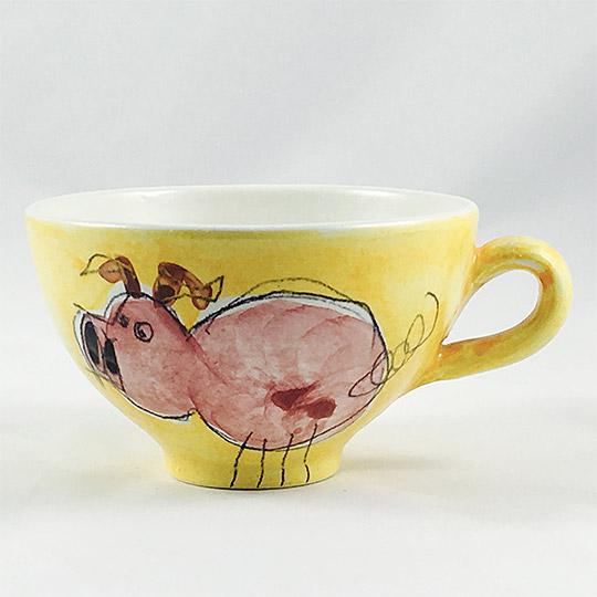 Le Bol anse d&eacute;cor "Cochon" 