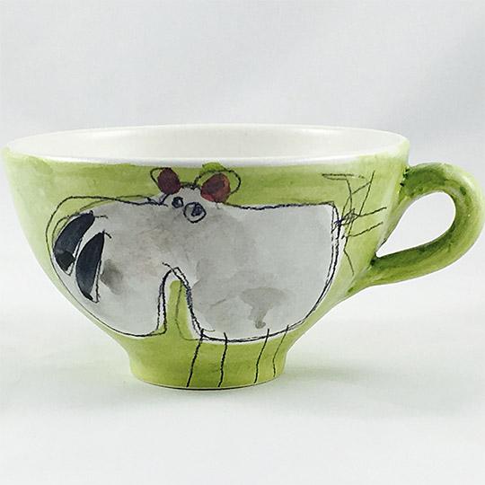 Le Bol anse d&eacute;cor "Hippo" 