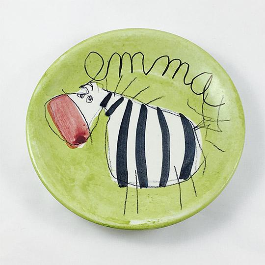 L'assiette D&eacute;cor "Z&eacute;bre"