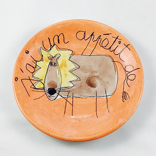 L'assiette D&eacute;cor "Lion"
