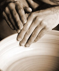 poterie tourn&eacute;e &agrave; la main